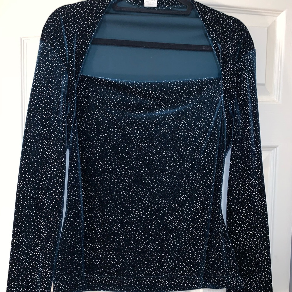 Shimmer Long Sleeve Top